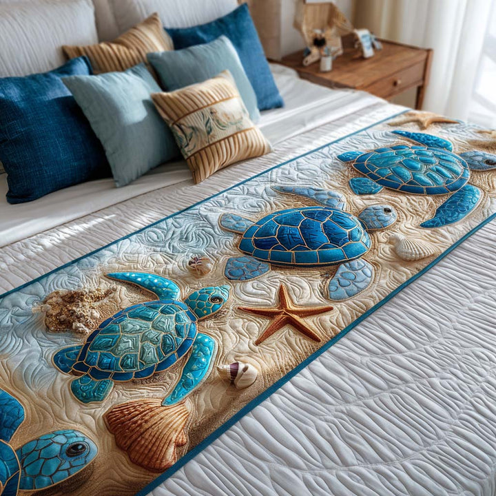 Saskia - Gewatteerde bedloper Vredig Schildpad Baai