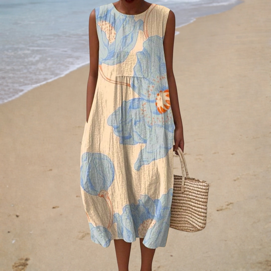 Comfortabele mouwloze zomerjurk