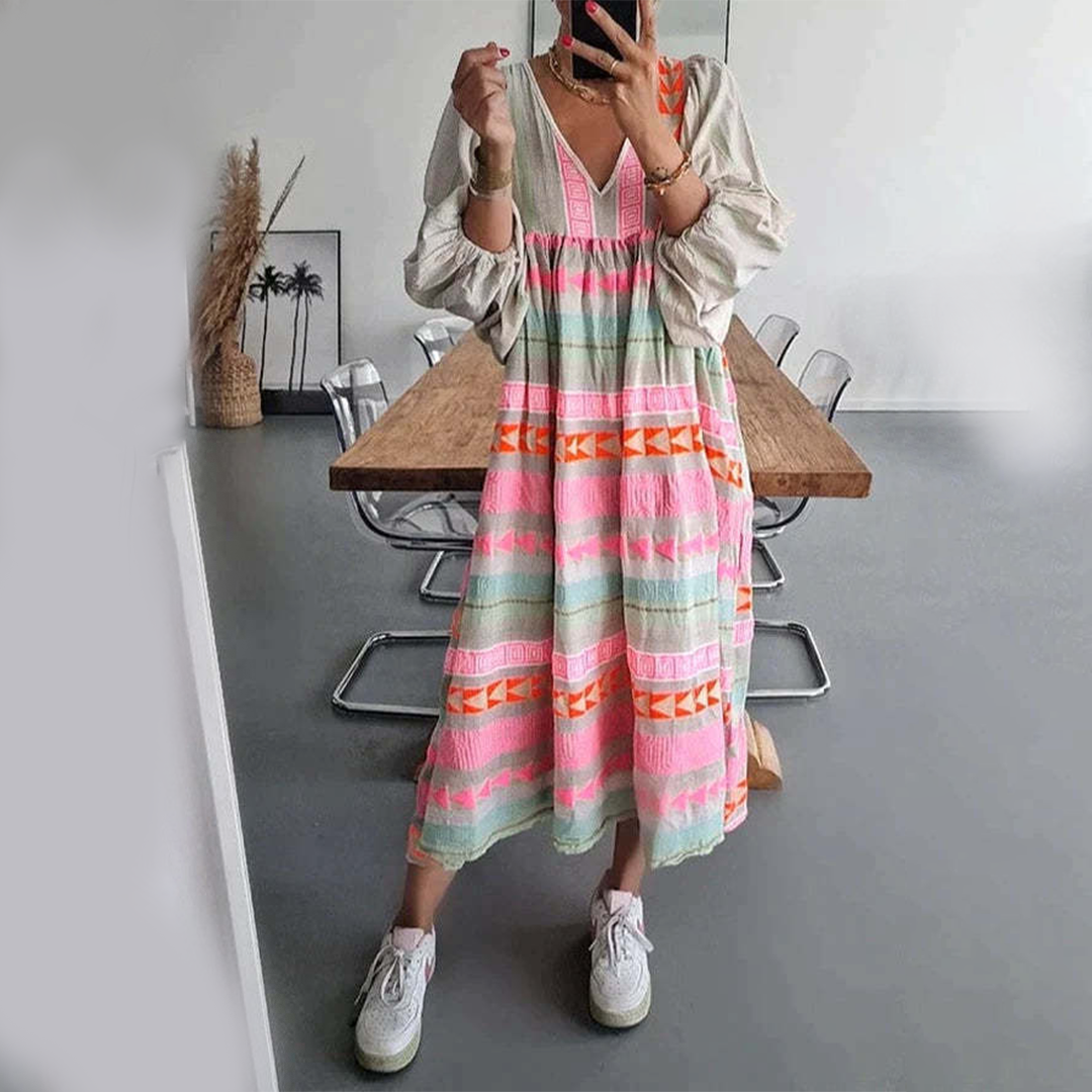 Jessenia - Comfortabele boho jurk