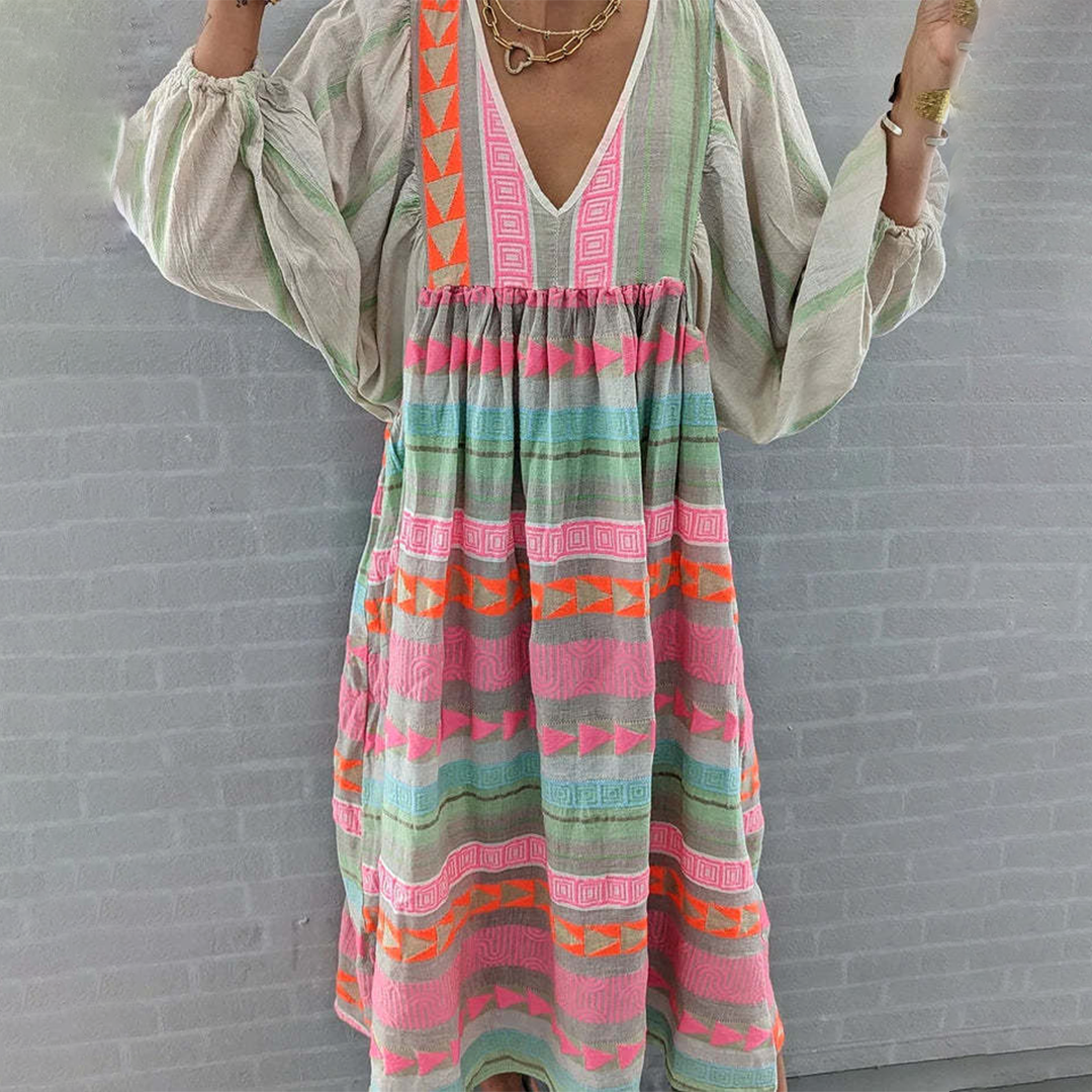 Jessenia - Comfortabele boho jurk