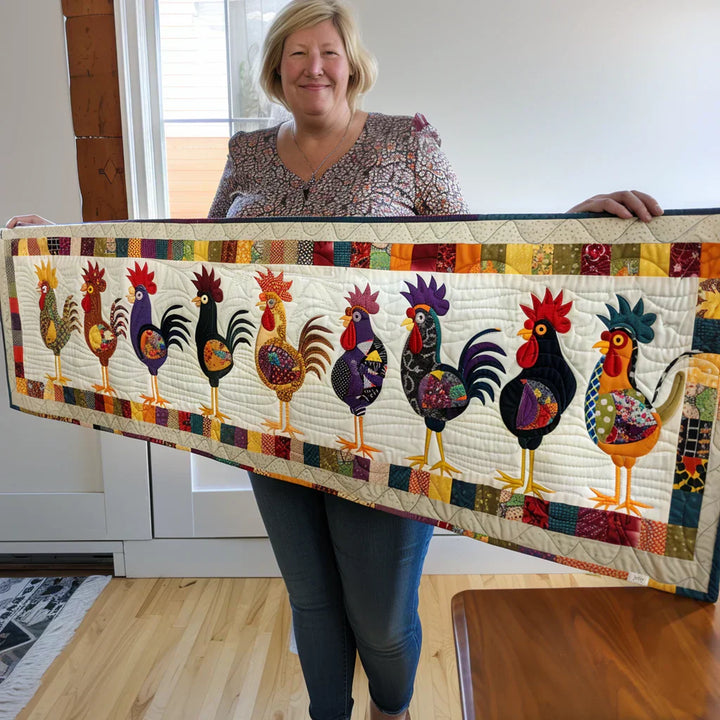 Gequilt Tafelkleed - Parade van Haanen
