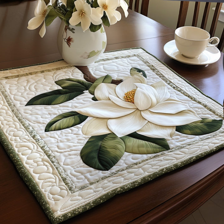 Anouk - Gewatteerde placemat Rustiek Magnolia Bloei