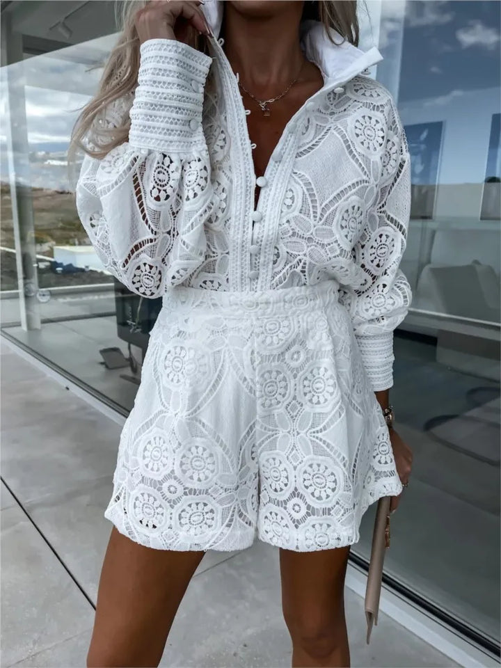 Lesley - Elegante kanten set