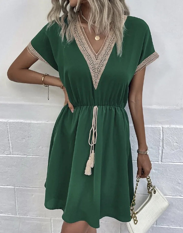 Sabrina - Elegante bohemian jurk