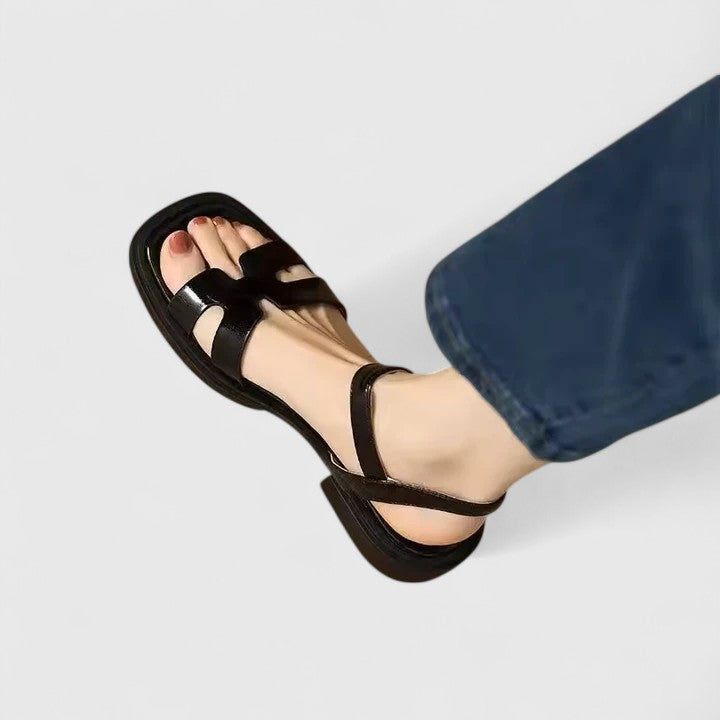 Bloem | Elegante platte sandalen