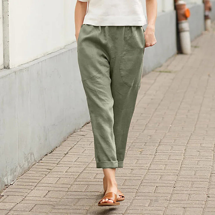 Kriza - Wijde broek met zakken