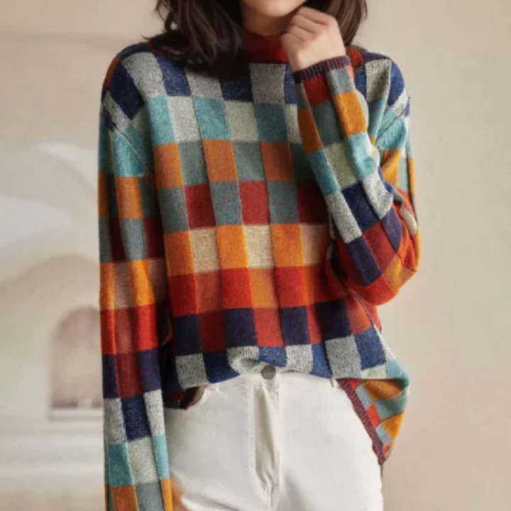 Isla | Comfortabele retro trui