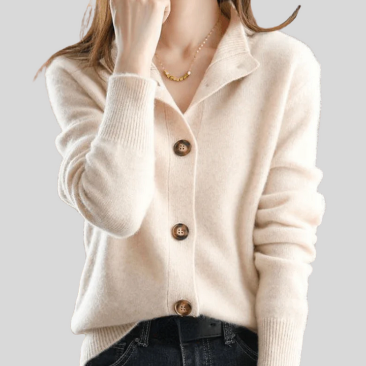 Claire | Kasjmier vest in retrostijl
