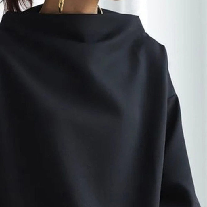 Lisa | Casual top met opstaande kraag
