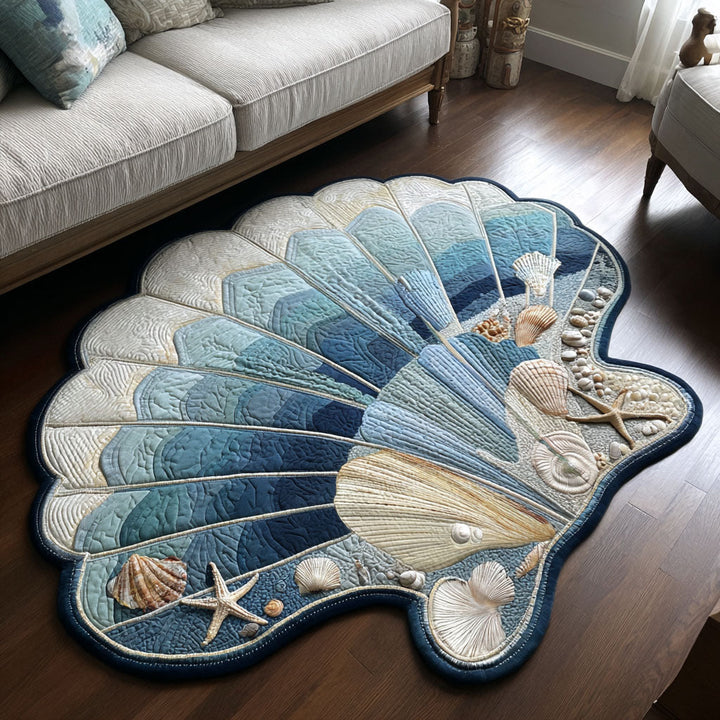 Nova - Decoratief vloerkleed Gepersonaliseerd Vorm van Schelp