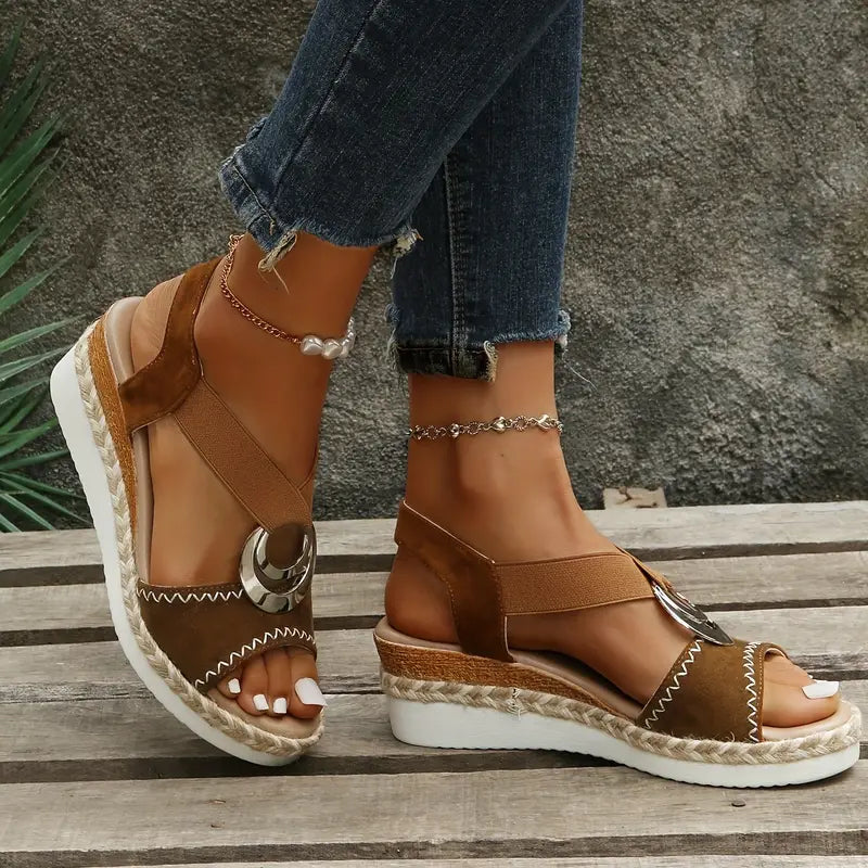 Florence | Elegante plateausandalen