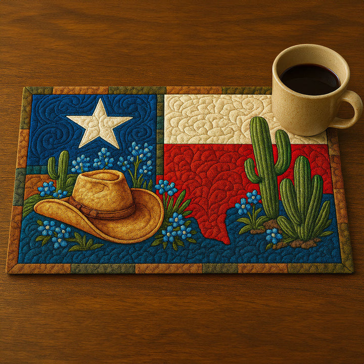 Sophie - Gewatteerde placemat Geest van de Texas