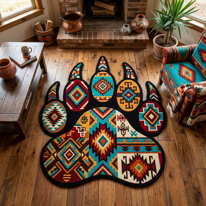 Sophie - Decoratief vloerkleed Gepersonaliseerd Vorm Tribal Poot