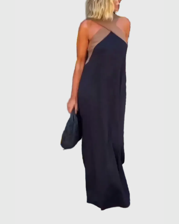 Elena | Soepelvallende en elegante maxi-jurk