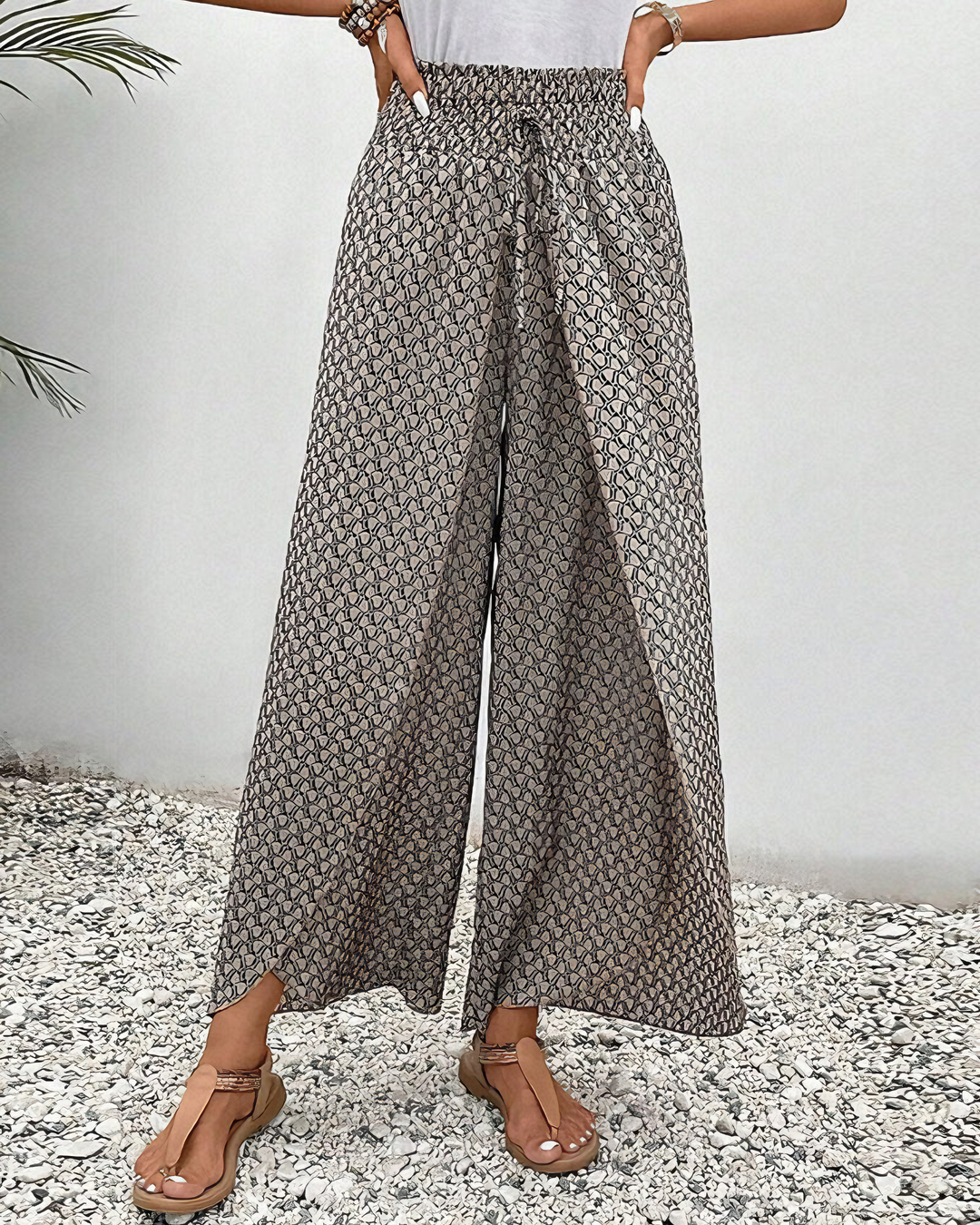 Sahara - Relaxte wijde broek
