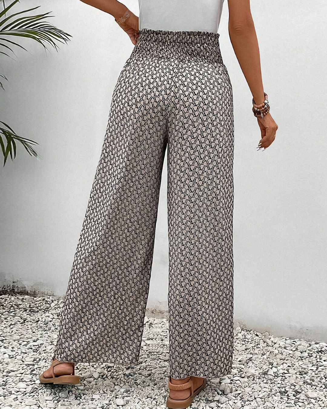Sahara - Relaxte wijde broek