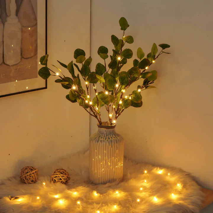 Olijfboom met Decoratieve Verlichting