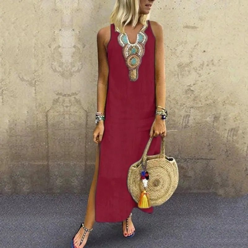 Jennica - Charmante bohemian jurk