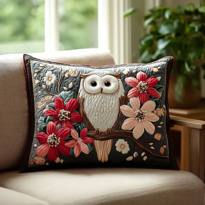 Gestoffeerde Kussenhoes - Murmure du Hibou