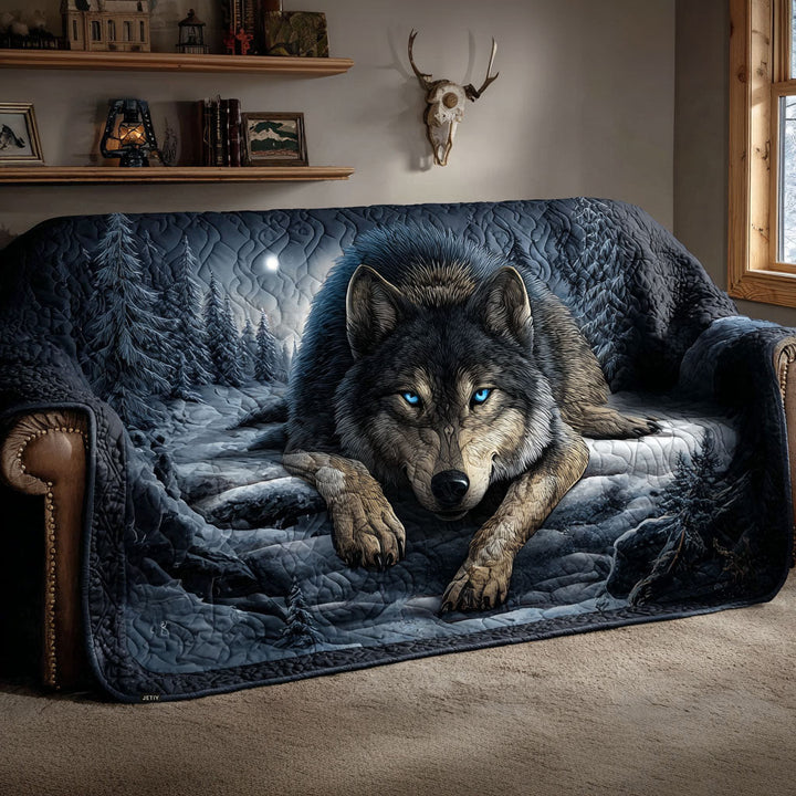 Roos - Gewatteerde bankhoes Wolf