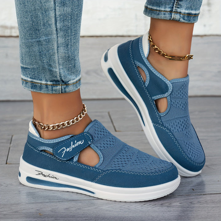 Ademende instapsneakers met stabiel comfort