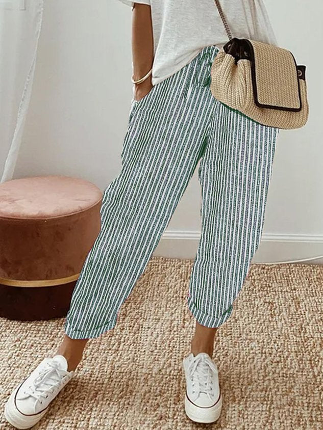 Elegante soepelvallende comfortbroek