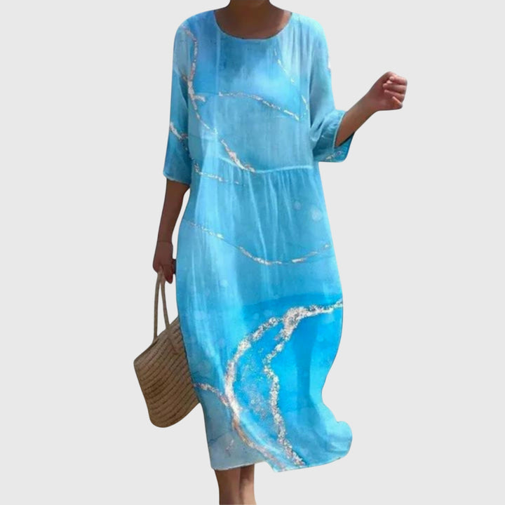 Hayley™ | Elegante maxi-jurk met bloemenprint