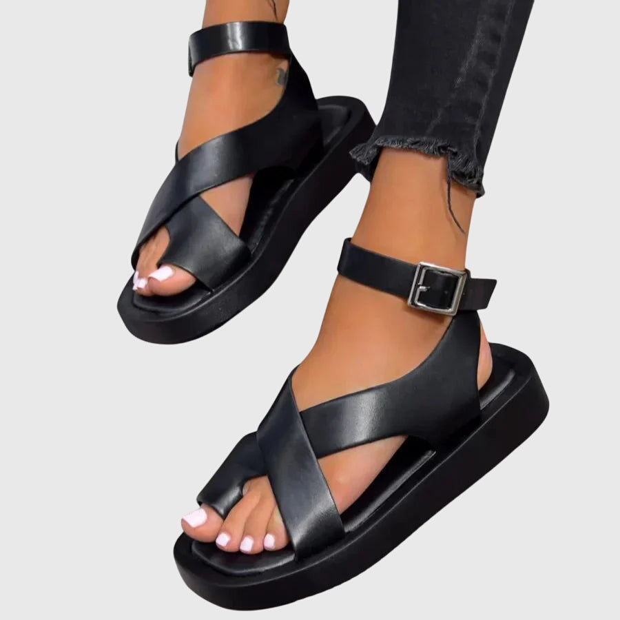 Bria - Sandalen met dik plateau