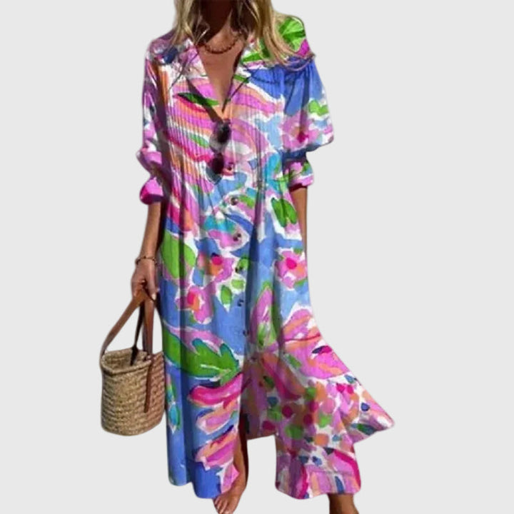 Zariah | Elegante bohemian maxi-jurk