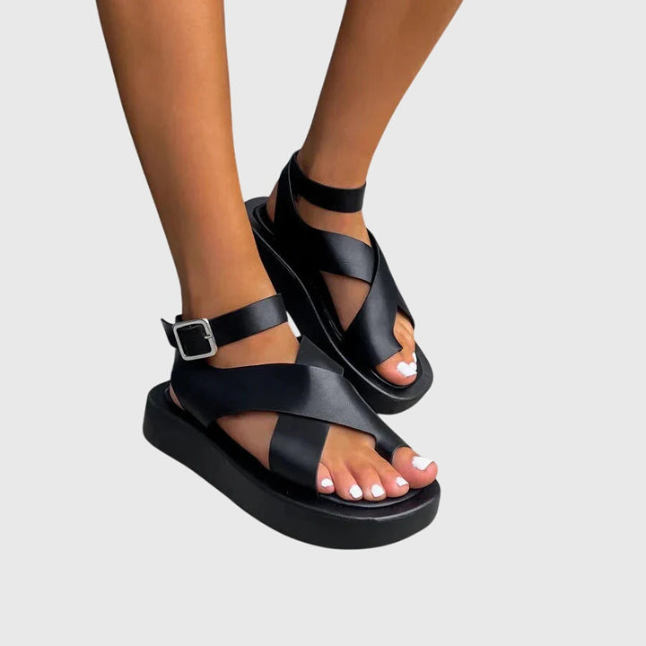 Bria - Sandalen met dik plateau