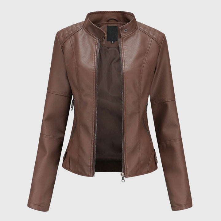 Giorgina™ - Elegante leren damesjas