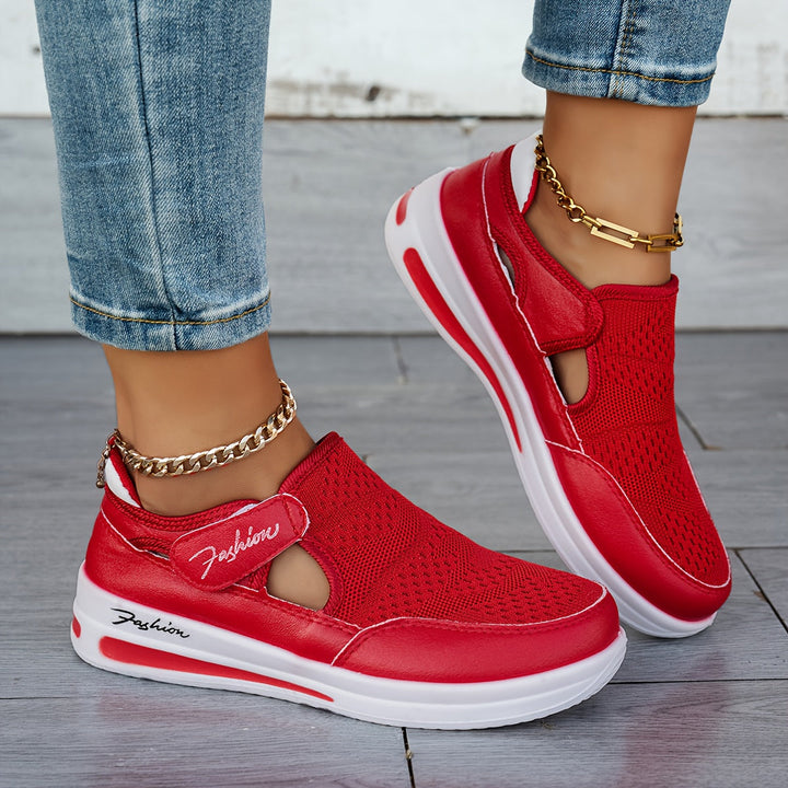 Ademende instapsneakers met stabiel comfort