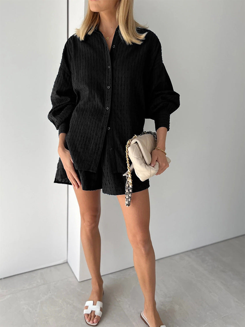 Elizabeth - Lichte set met blouse en short