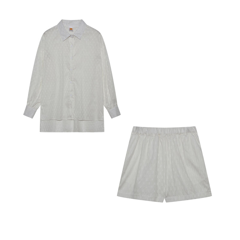 Elizabeth - Lichte set met blouse en short