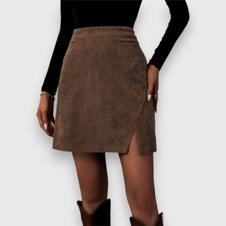 Noelia – Rok met koorddetail