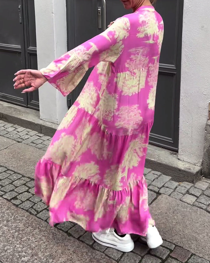 Ophelia - Soepelvallende lange jurk