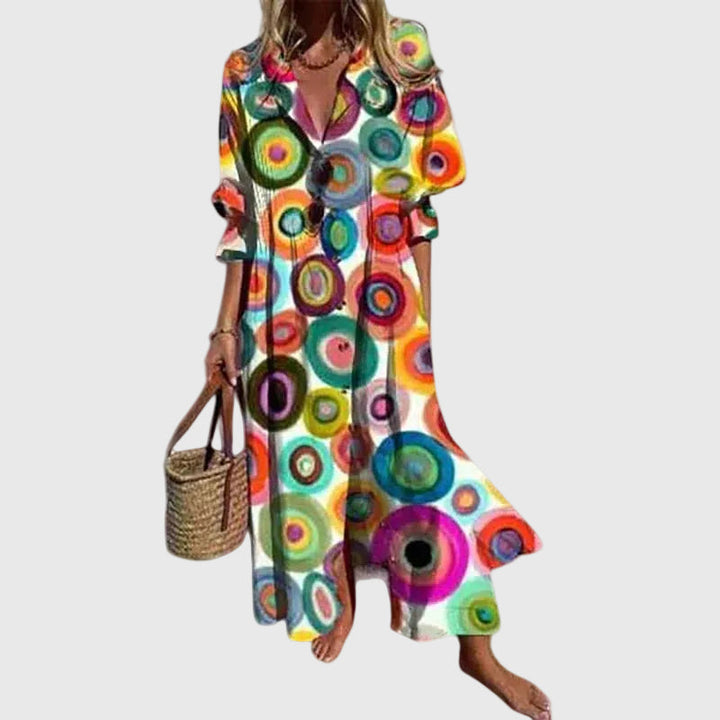 Zariah | Elegante bohemian maxi-jurk