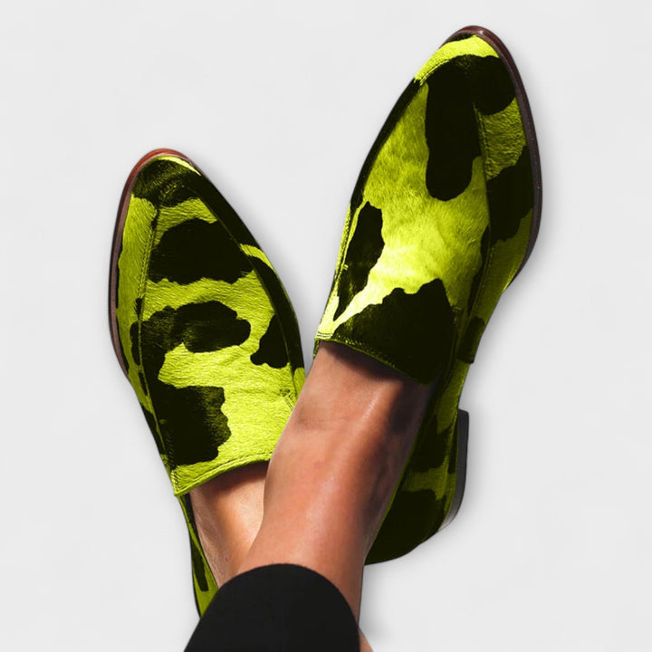 Paloma™ | loafers met koeienprint