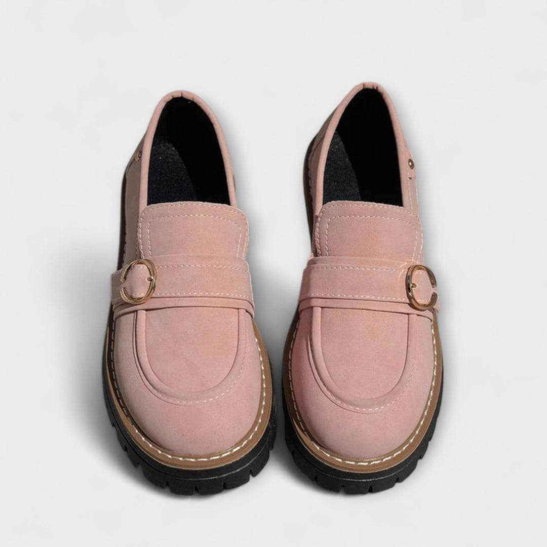 Lora™ | Casual loafers met ronde neus