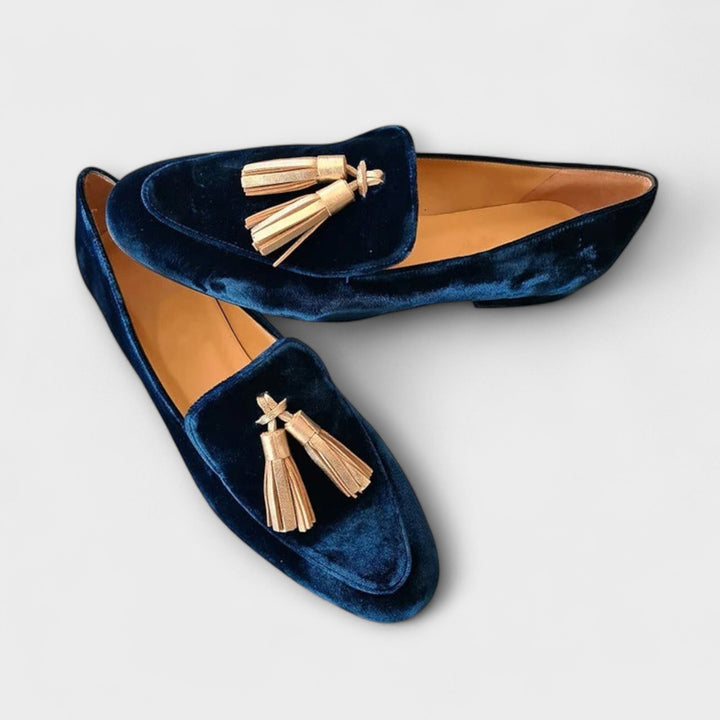 Quinnlyn™ | Vintage loafers met franjes