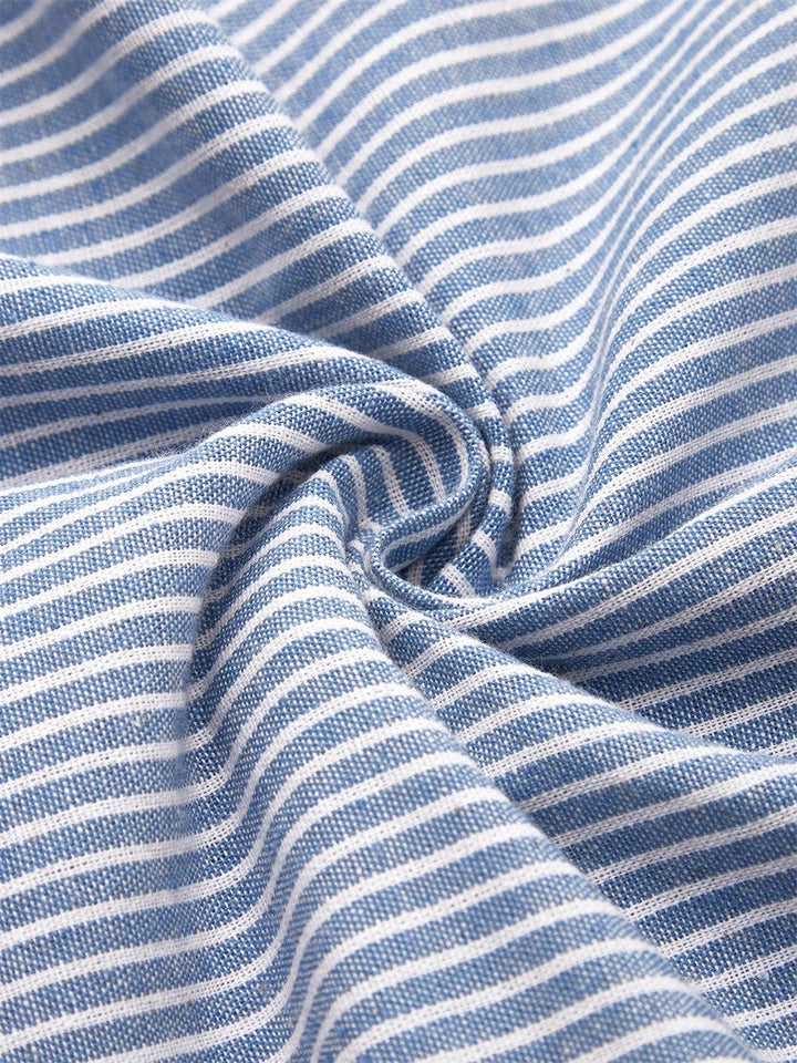 JARNA | GESTREEPTE MIDI-JURK