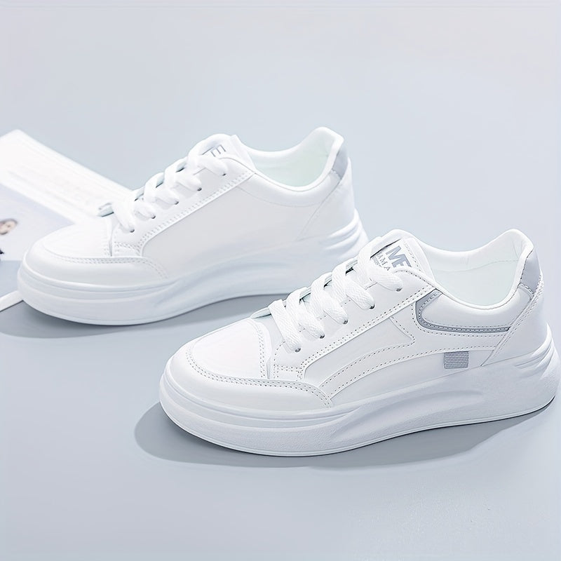 Chique witte sneakers met licht comfort