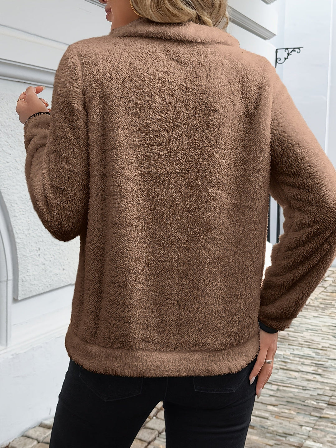 Juliette | Hoodie met halve rits