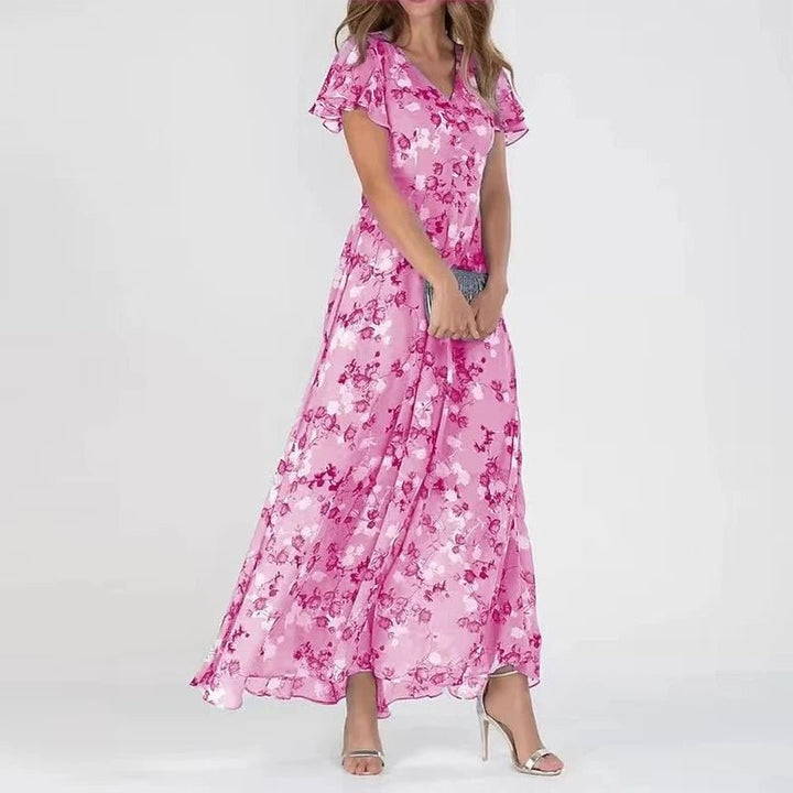 ZURI | ELEGANTE SOEPELVALLENDE JURK MET AFSLANKEND EFFECT