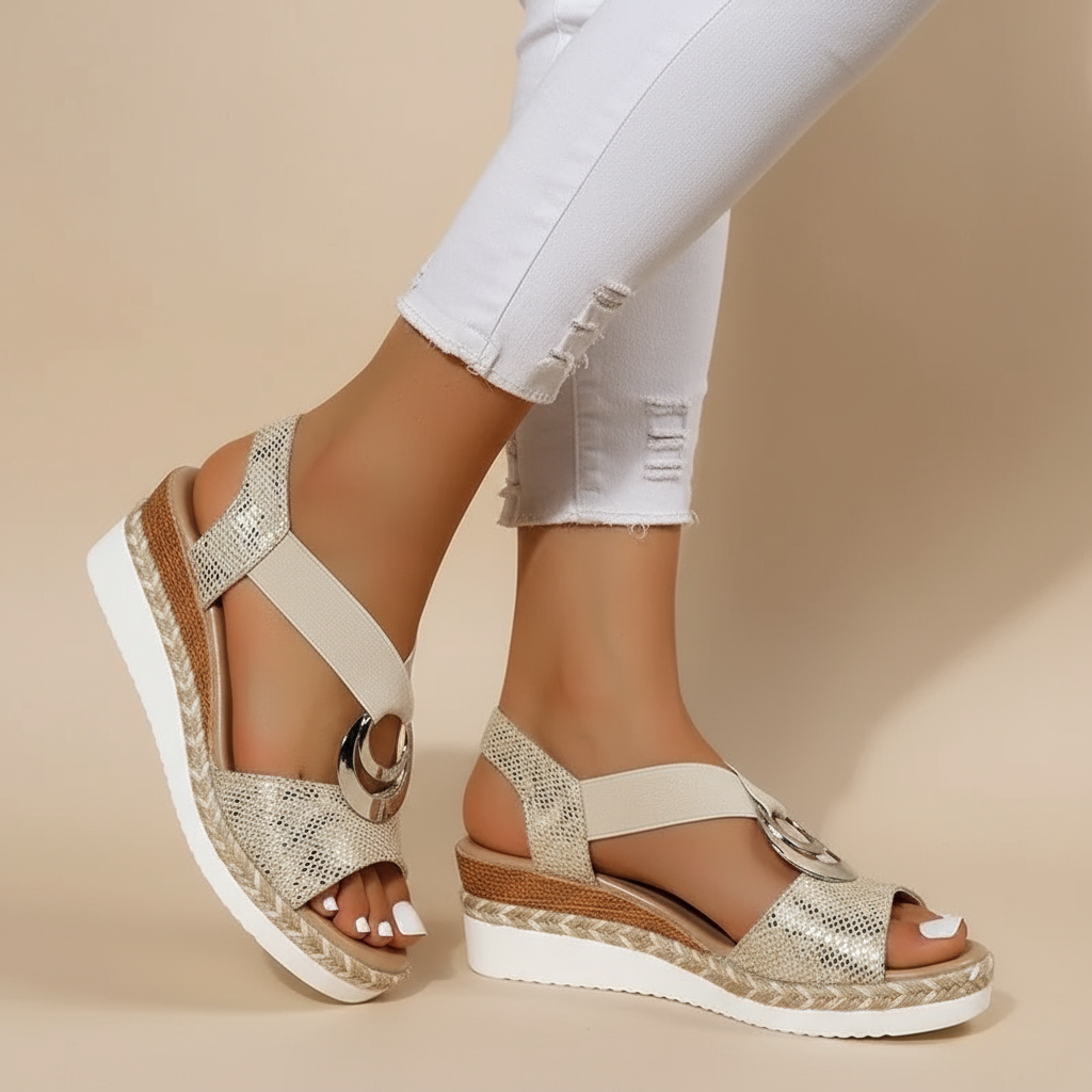 Florence | Elegante plateausandalen