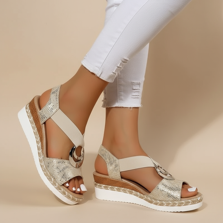 Florence | Elegante plateausandalen