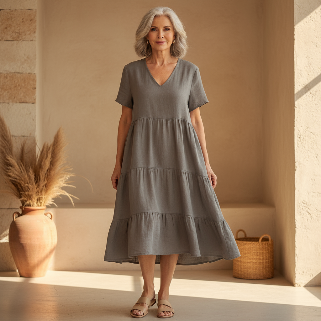 Bexley - Casual zomerjurk met V-hals