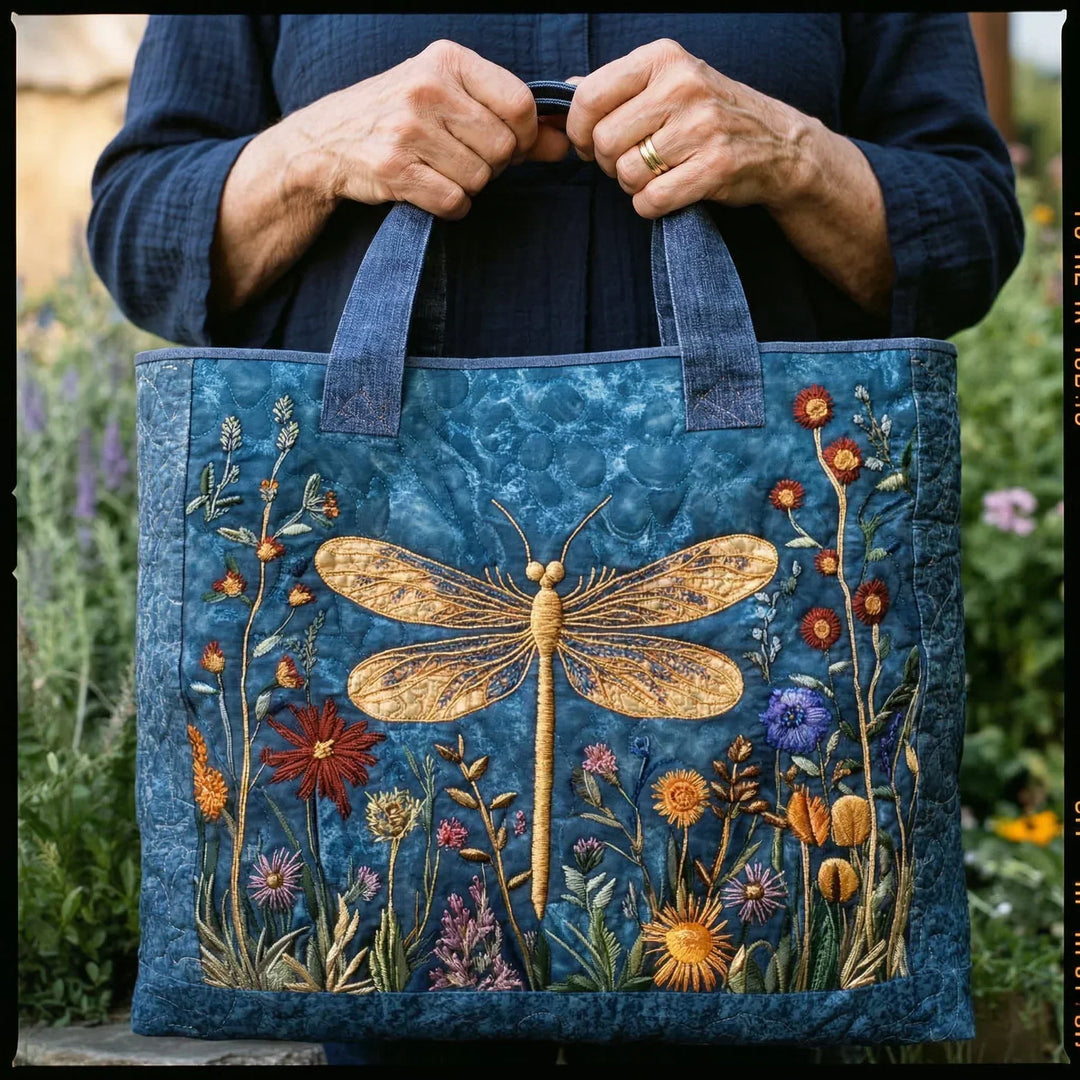 Geknoopte Tas - Gouden Libelle