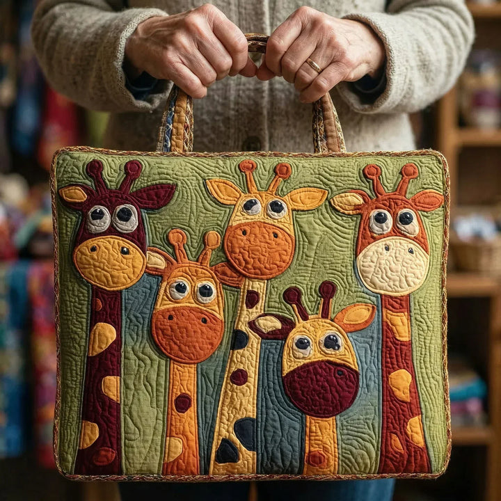 Gewatteerde tas - Giraffe