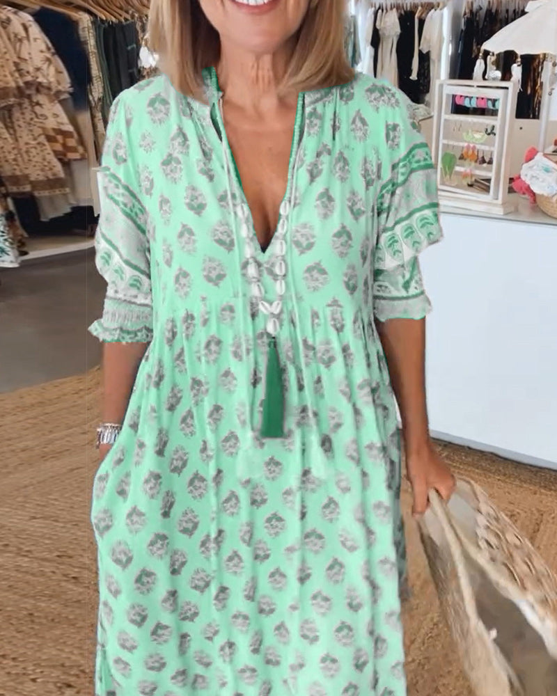 Verity - Bohemian jurk